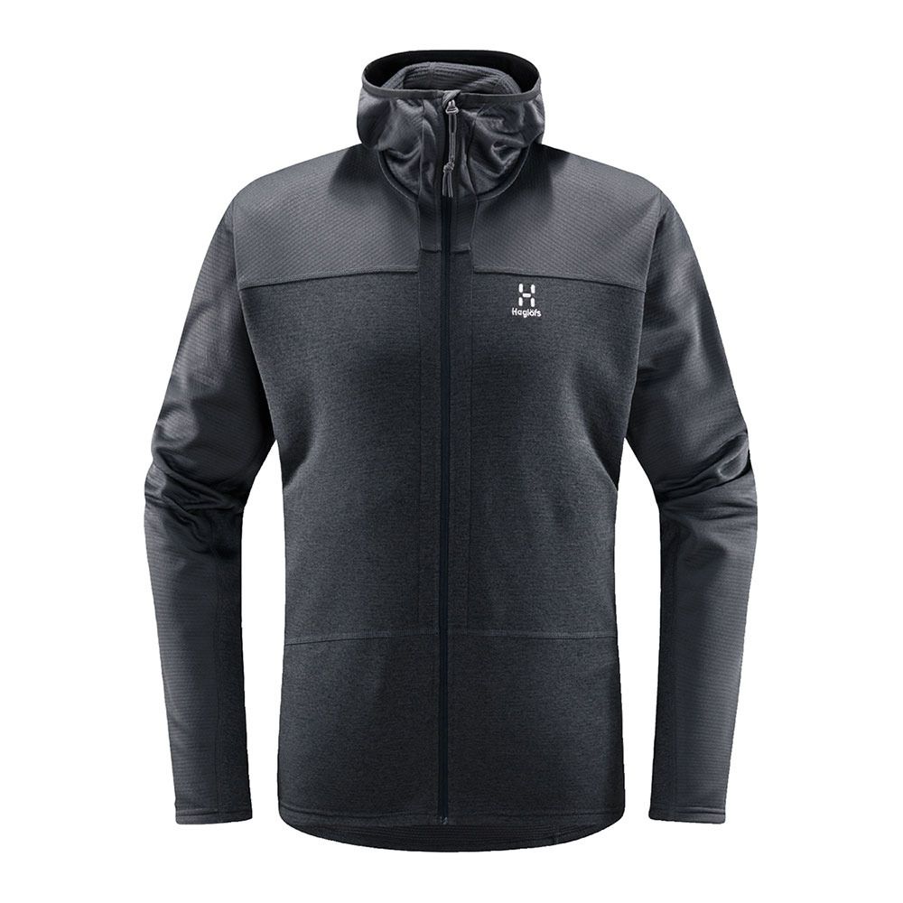 Haglöfs ROC FLASH MID - Polaire Homme magnetite