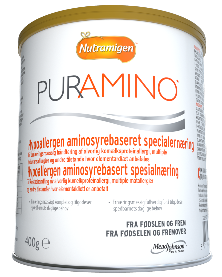 Nutramigen Puramino hypoallergen spesialnæring 400 g