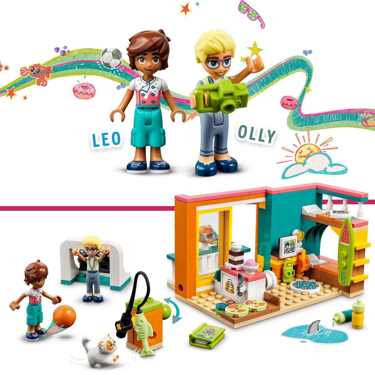 La chambre de Léo LEGO Friends 41754