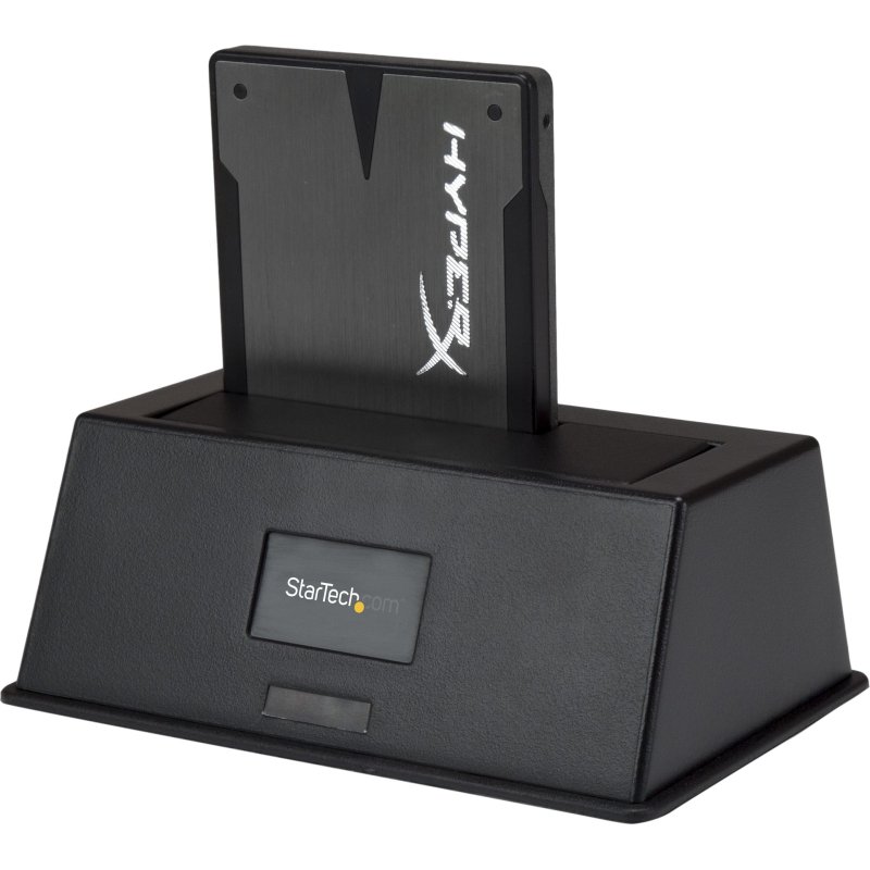StarTech.com Station d'Accueil pour Disque Dur USB 3.0 à SATA à Baie Unique, Dock pour Disque Dur USB 3.0 (5 Gbps), Dock pour HDD/SSD Externe 2,5/3,5