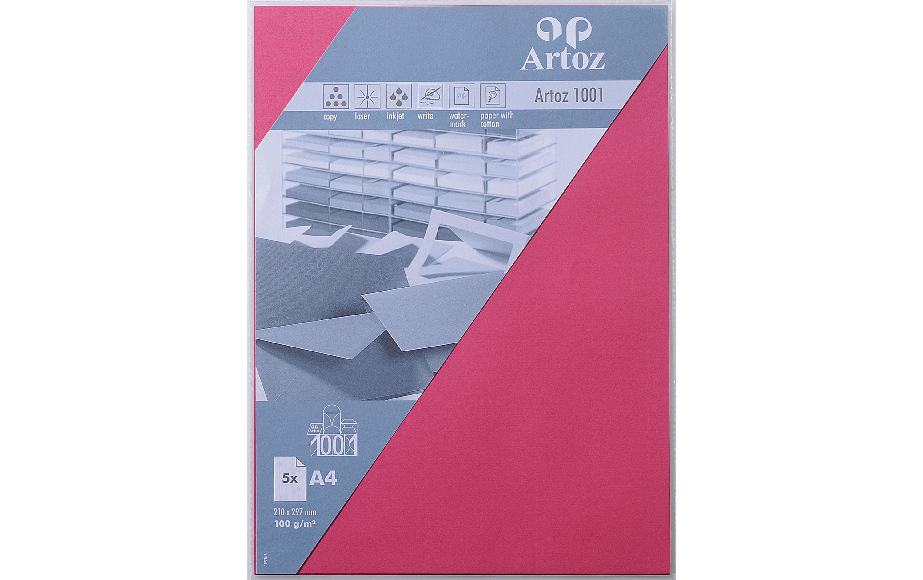 Schreibpapier 1001 A4 100 g/m² 5 Blatt, FuchsiaDesignpapier