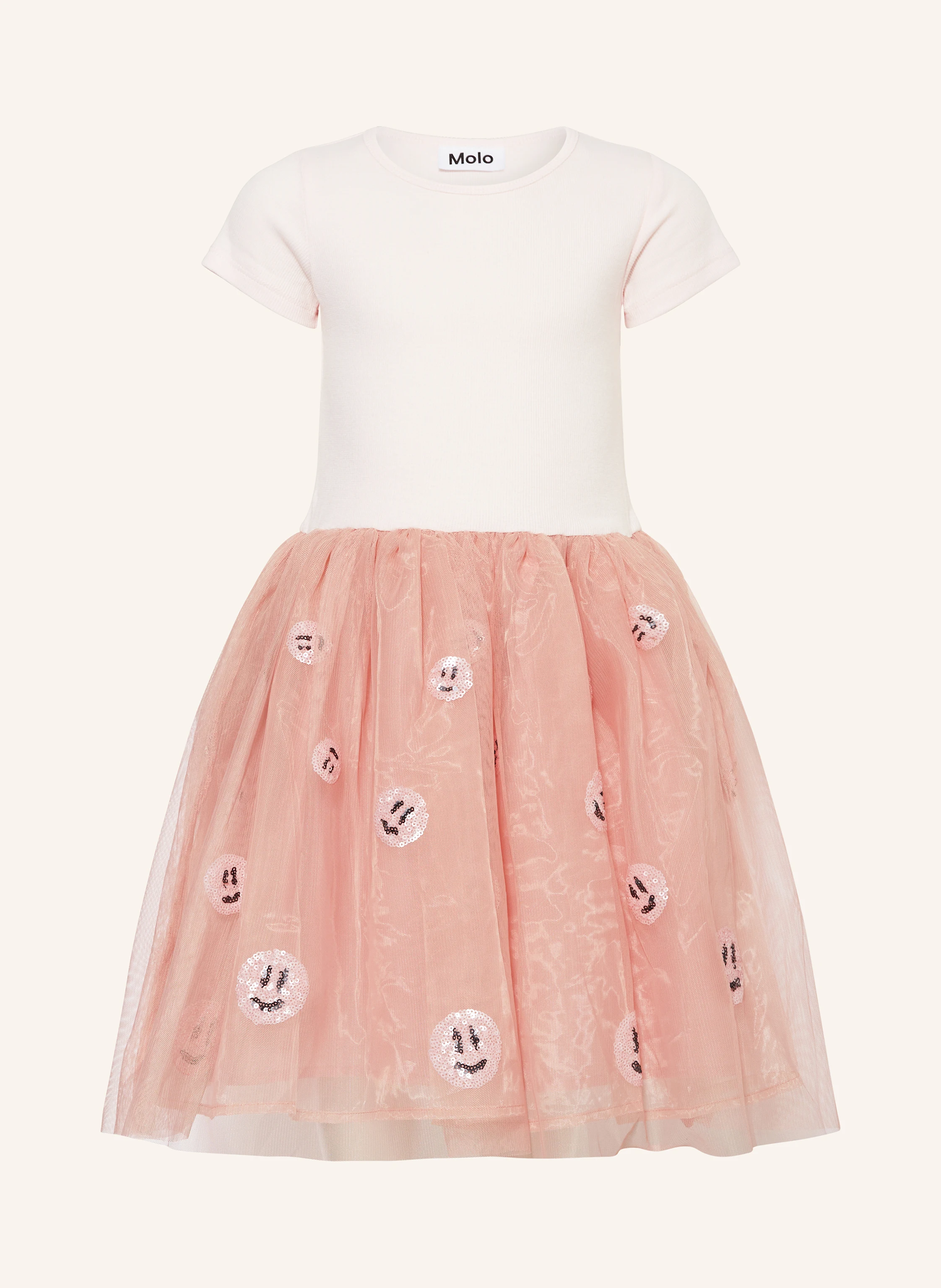 molo Kleid im Materialmix