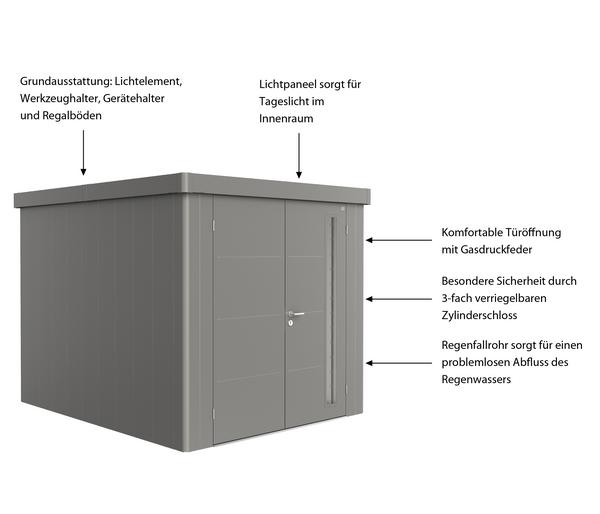 Biohort Gerätehaus Neo 3B, ca. B236/H222/T292