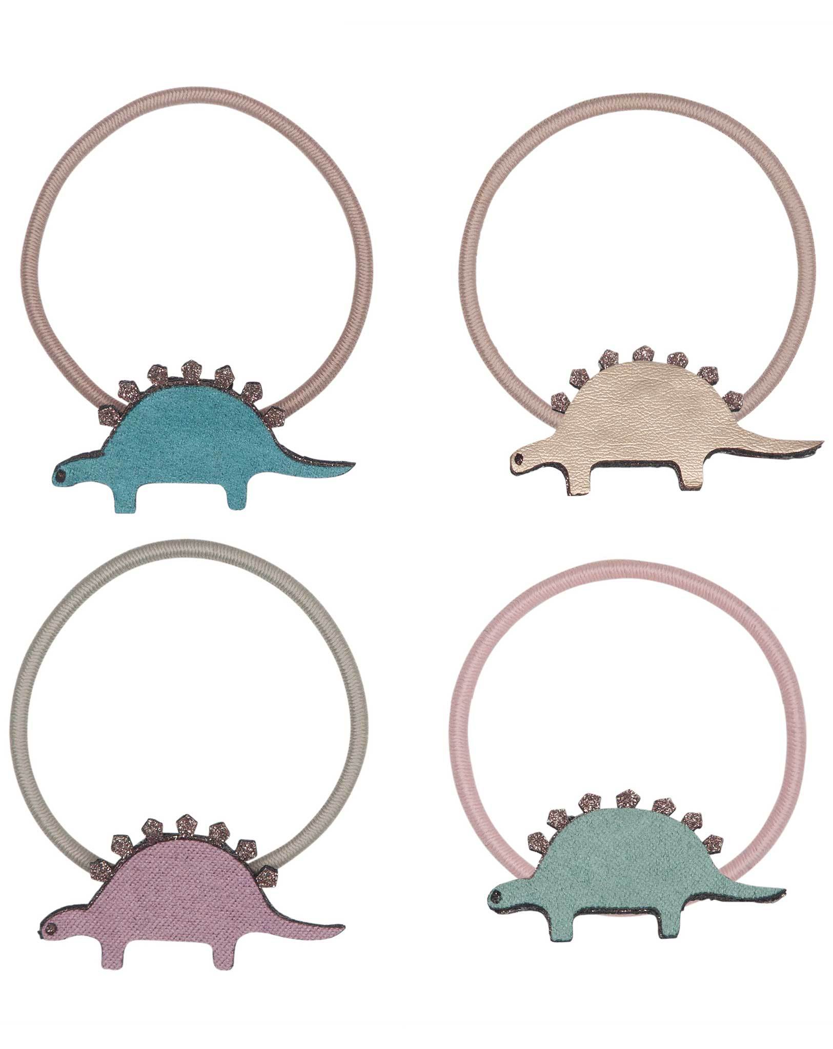 Haargummi DINO 4er-Set