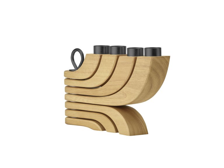 Design House Stockholm Nordic Light 4 kandelaar zwart