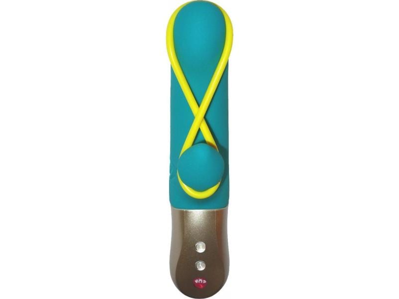 Fun Factory Vibrator Amorino petrol 17.6 cm Hochwertiger Rabbit Vibrator