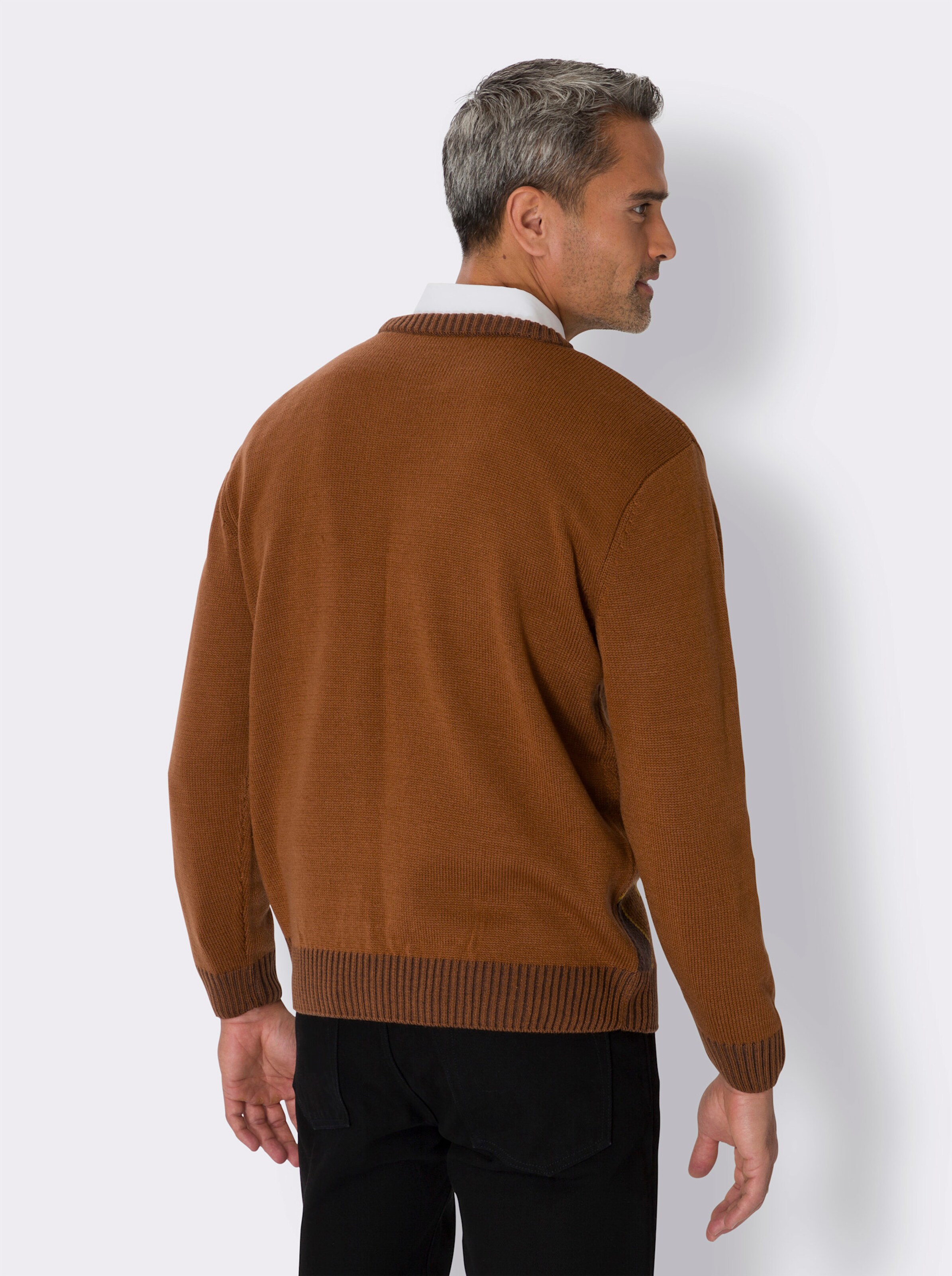 Rundhals-Pullover