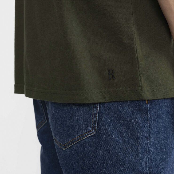 RVLT - Revolution Loose fit t-shirt with our brand R on back Army