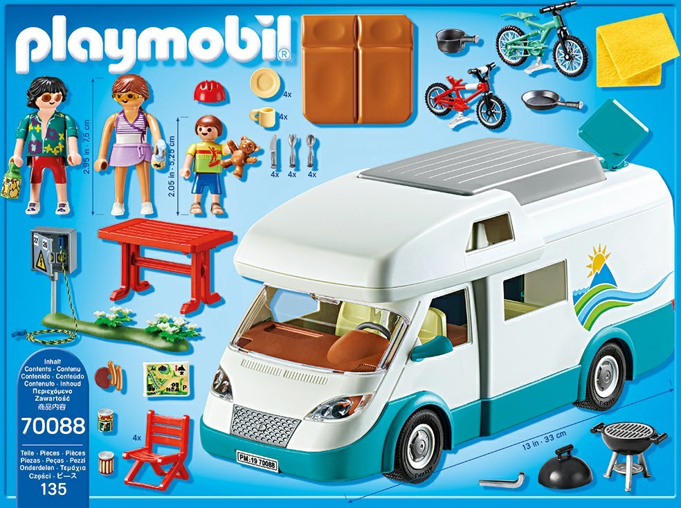 Playmobil- Family Fun - Autocamper (70088)