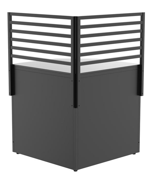 Cozze Outdoor-Küche Rückwand Eckmodul