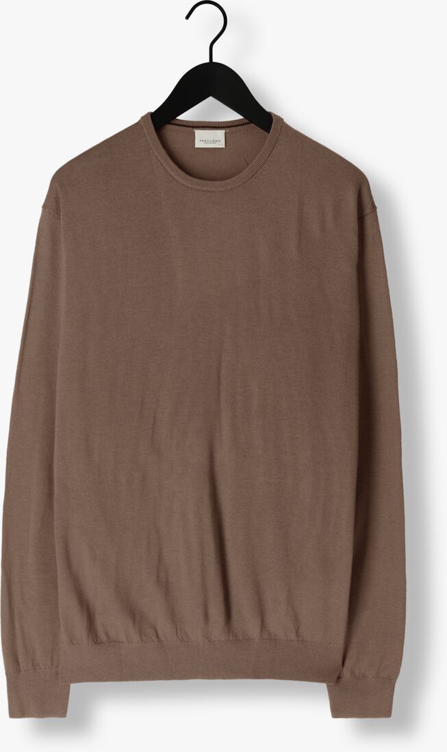 PROFUOMO bruine profuomo trui pullover crew neck