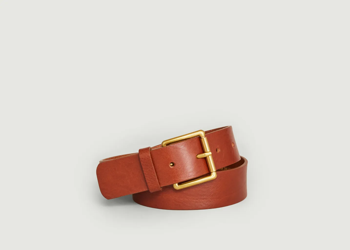 Ceinture en cuir tannage végétal L'Exception Paris