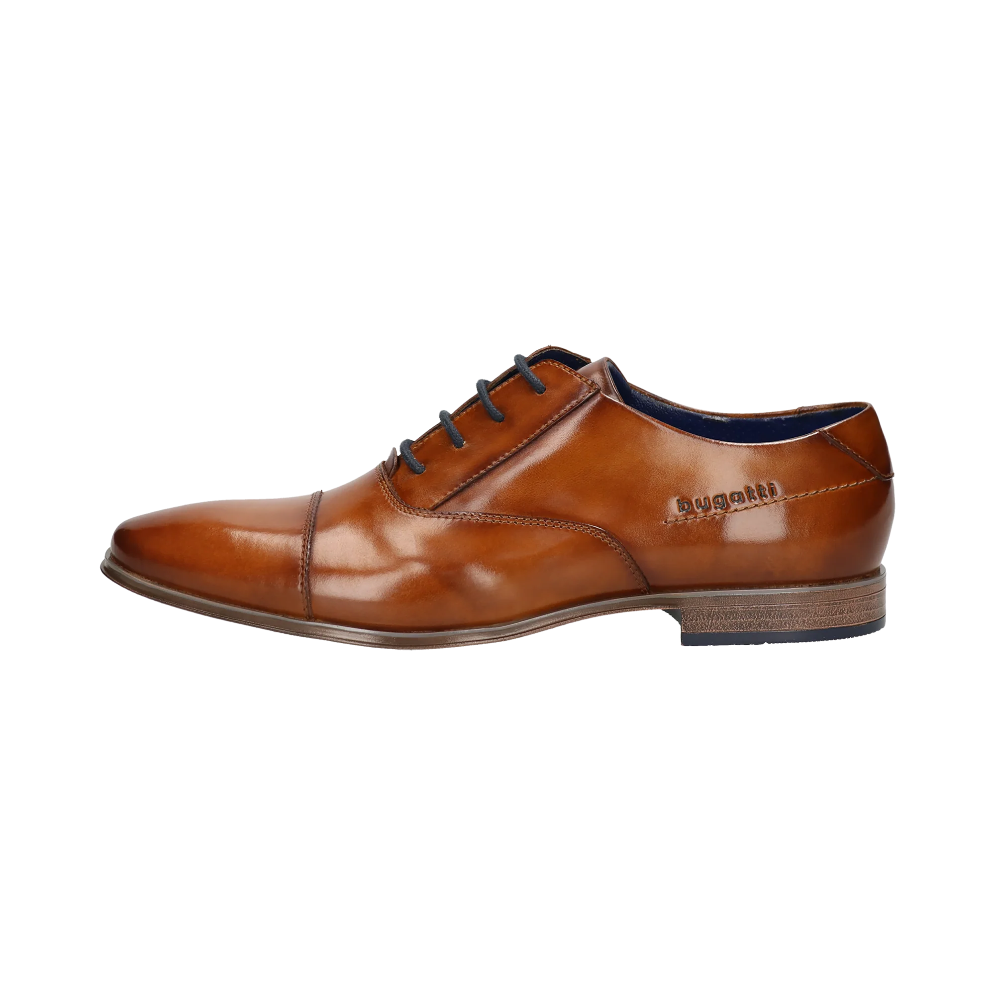 Leder Business Schnürer cognac