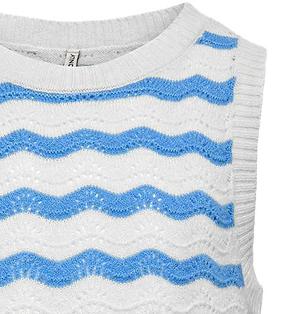 Kids Only Top - Strik - KogMaisanna - Cloud Dancer m. Hulm?nster
