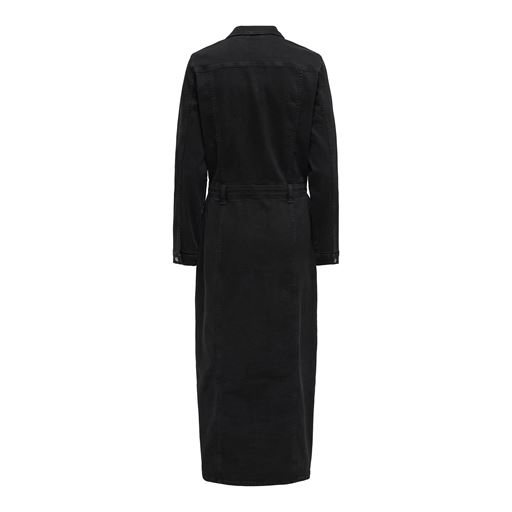 ONLY Ellen Longstretch Denimkjole, Washed Black, XL