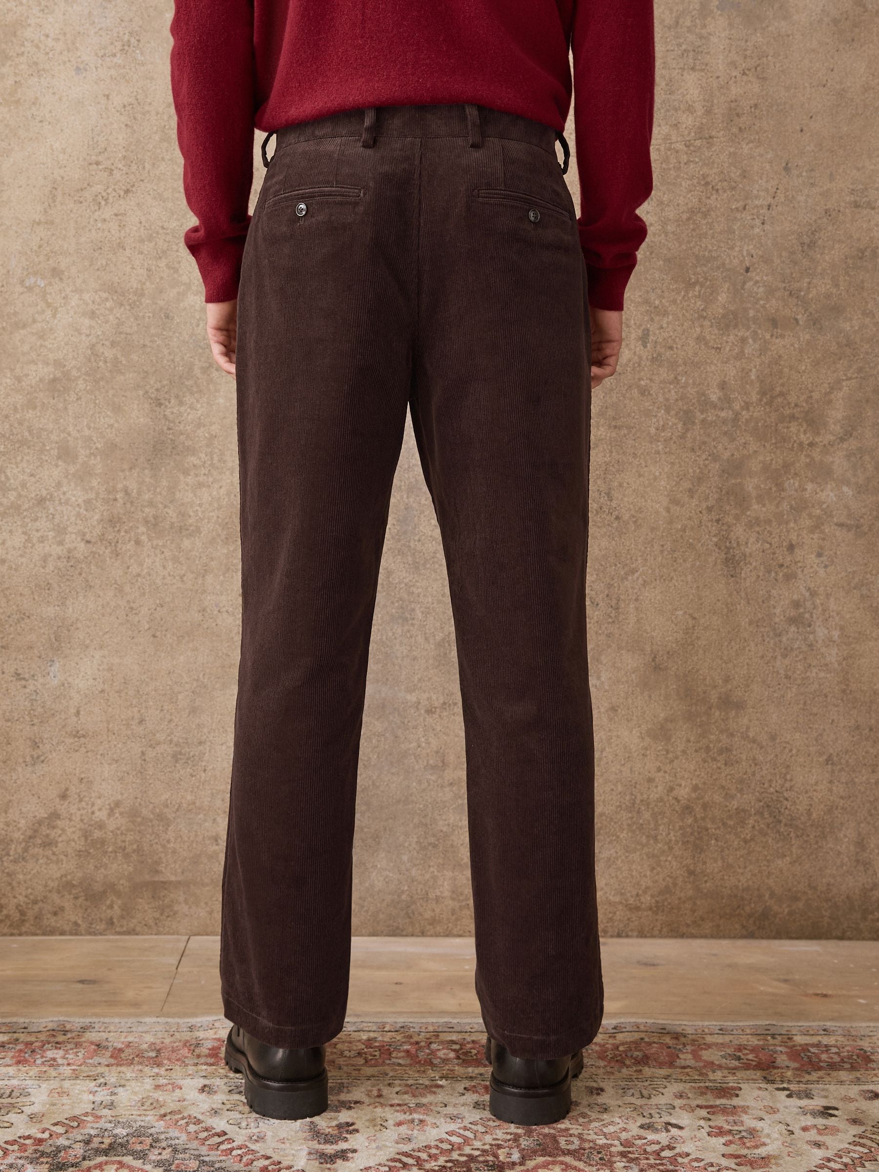 Bruin - Relaxed Fit Corduroy Suit Trousers