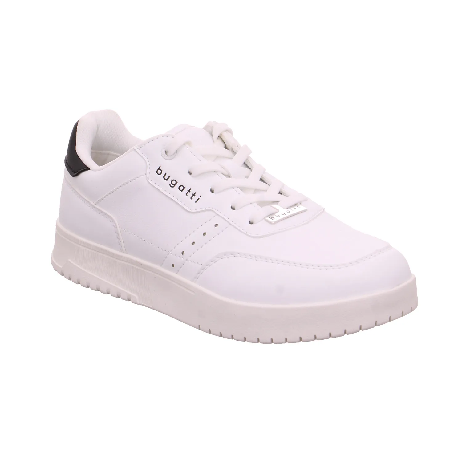 BUGATTI SHOES Halbschuhe Sneaker Weiss Lederimitat
