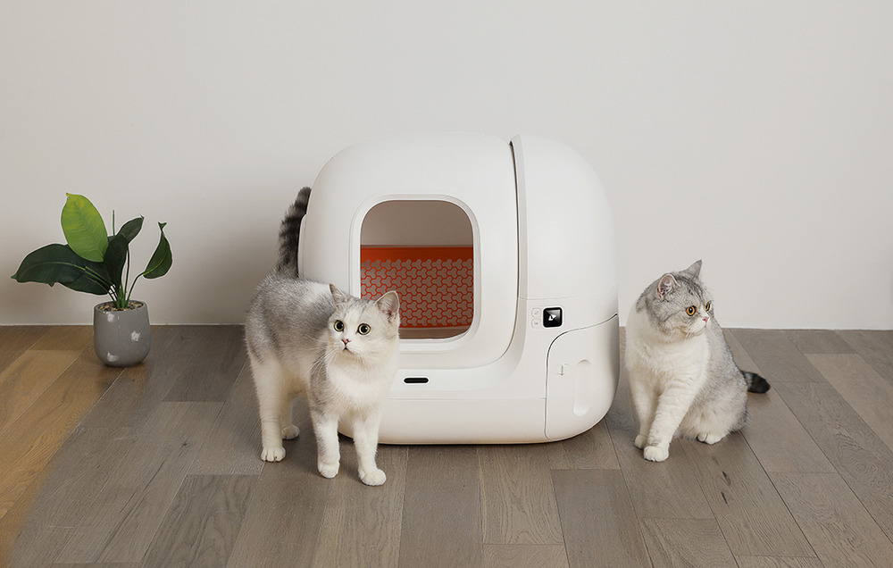 Bac à litière pour chat autonettoyant intelligent petkit pura max