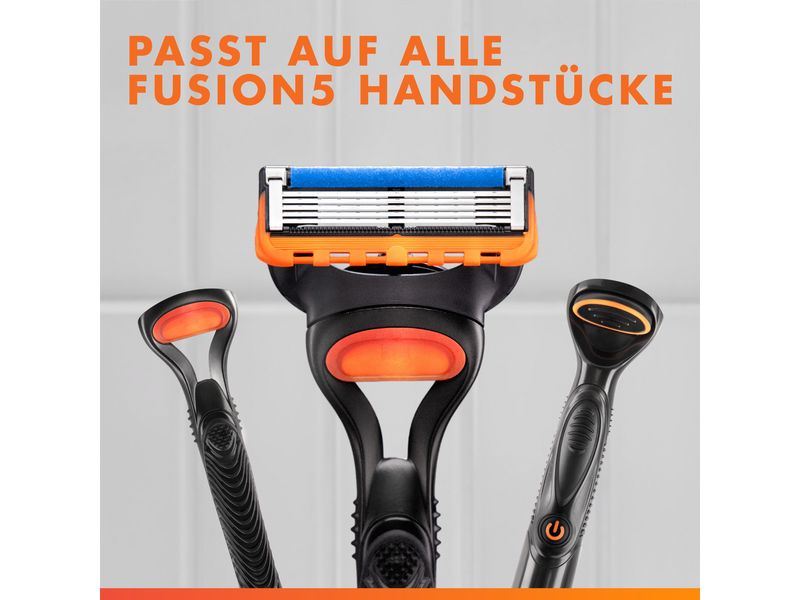 Gillette Herrenrasierer Gillette Fusion5 11er   Handstück Rasierer für Männer mit Gleitstreifen für ein sanftes Gleiten und 5 Klingen