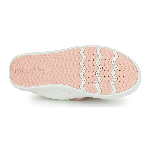 Geox - SILENEX GIRL - Blanc / Rose / Beige