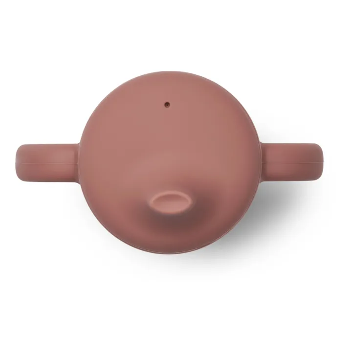 Liewood Tasse d'apprentissage Neil en silicone | Horses/Dark rosetta