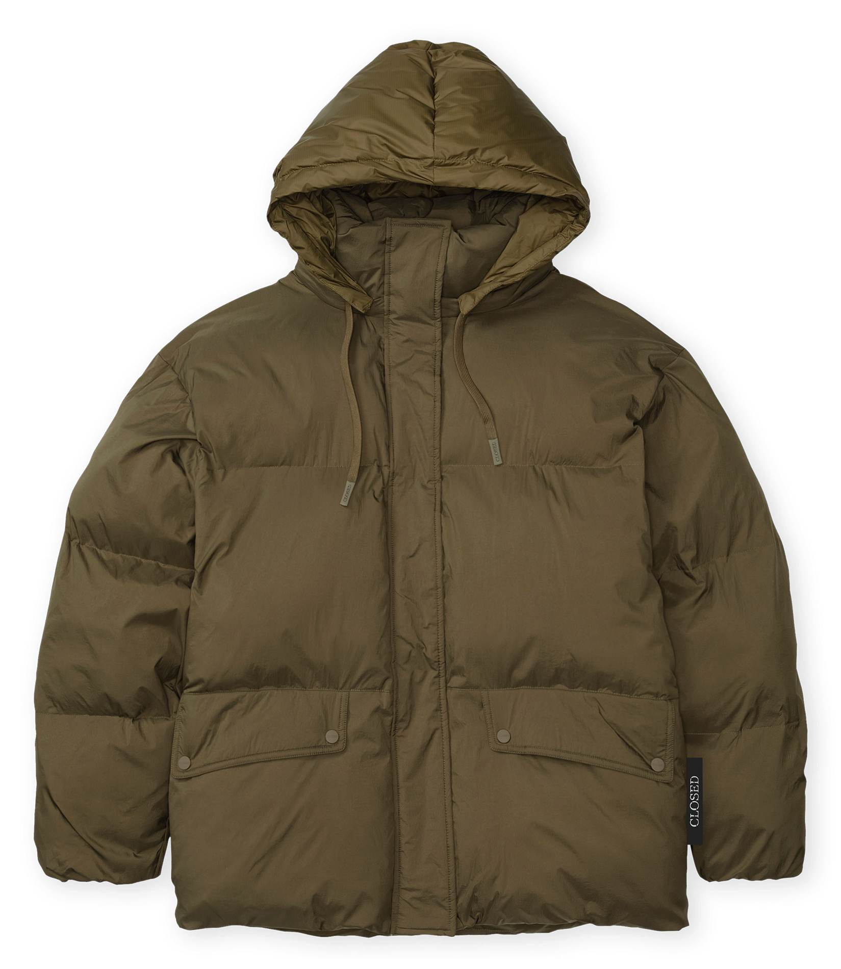 Doudoune matelassé oversize | Vert