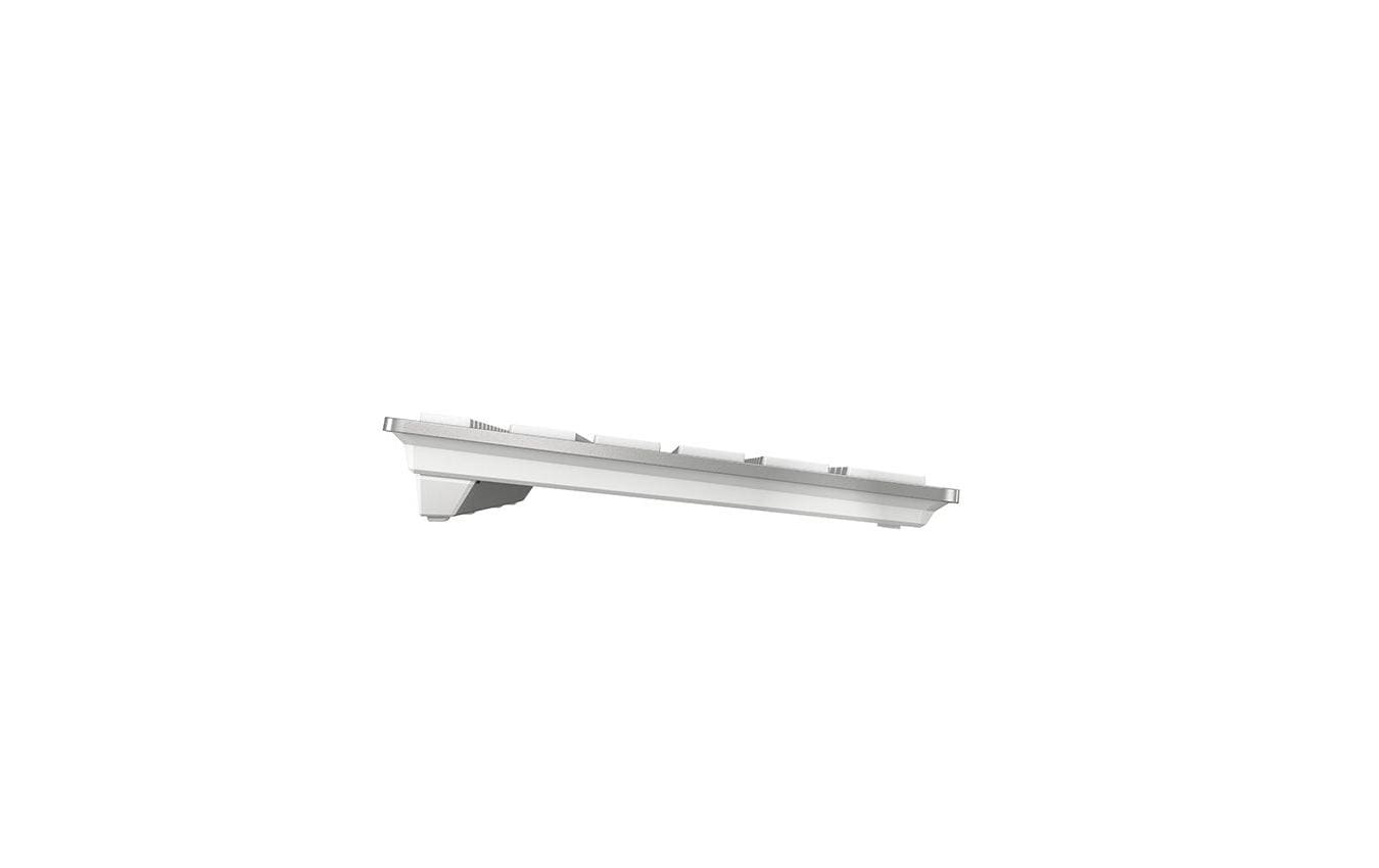 Tastatur-Maus-Set DW 9100 Slim Weiss / Silber<br>Hochwertiges und kabelloses Desktop-Set mit elegantem Deisgn