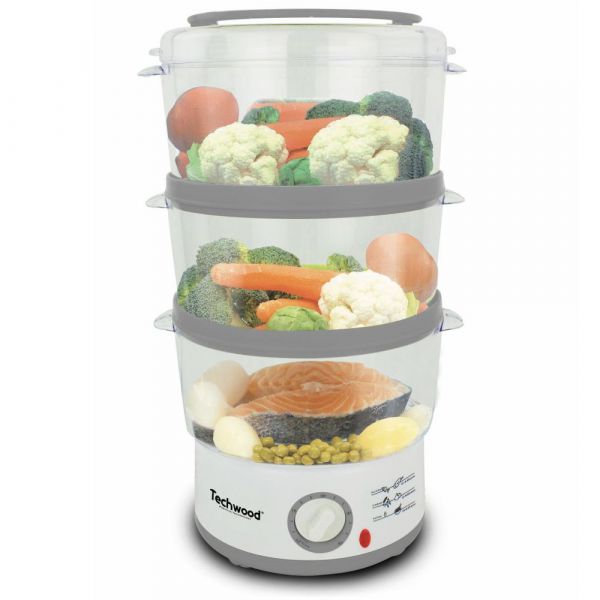 techwood Cozedor a Vapor TCV-371 - 7.5L 500W