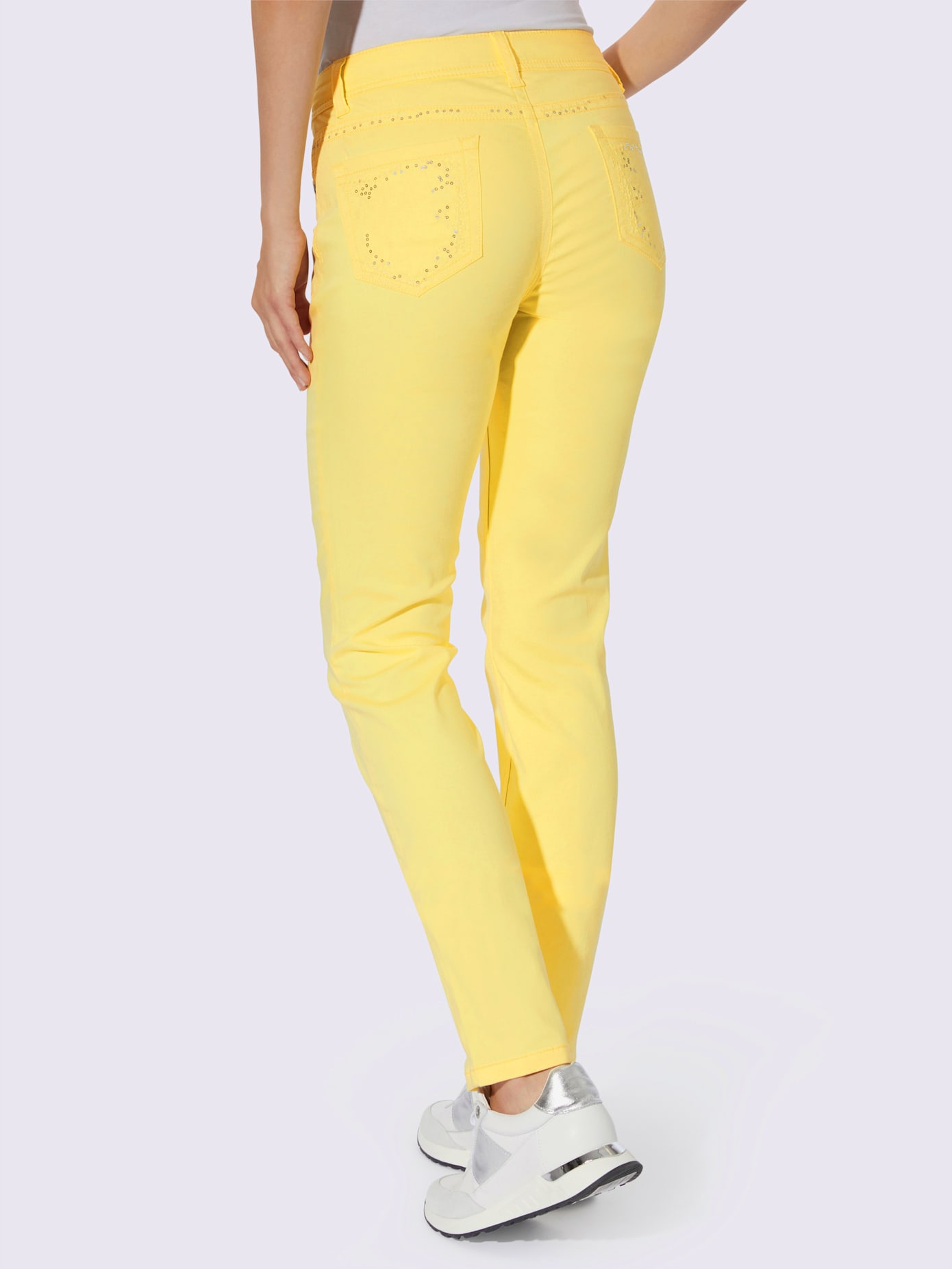 Jeans effet ventre plat coupe skinny