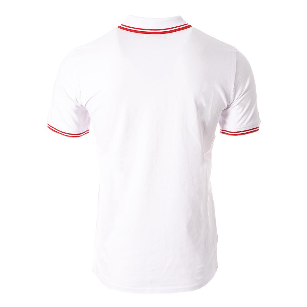 Lee Cooper Polo Blanc/Rouge Homme Lee Cooper Opan