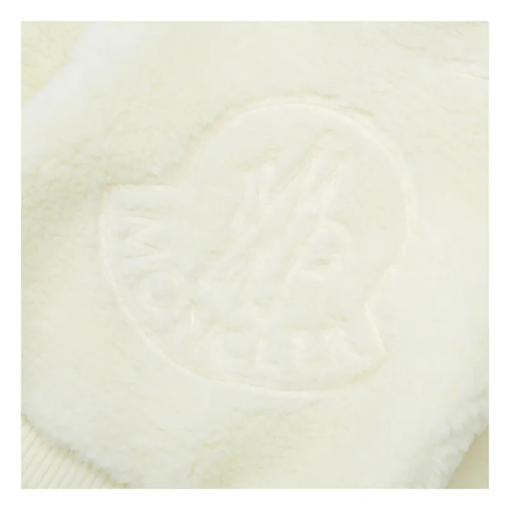 Moncler Veste à Capuche Fleece | Blanc cassé