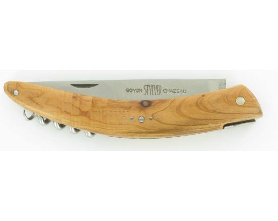 Styl'ver 2 pièces Genévrier Couteau de poche par Goyon Chazeau