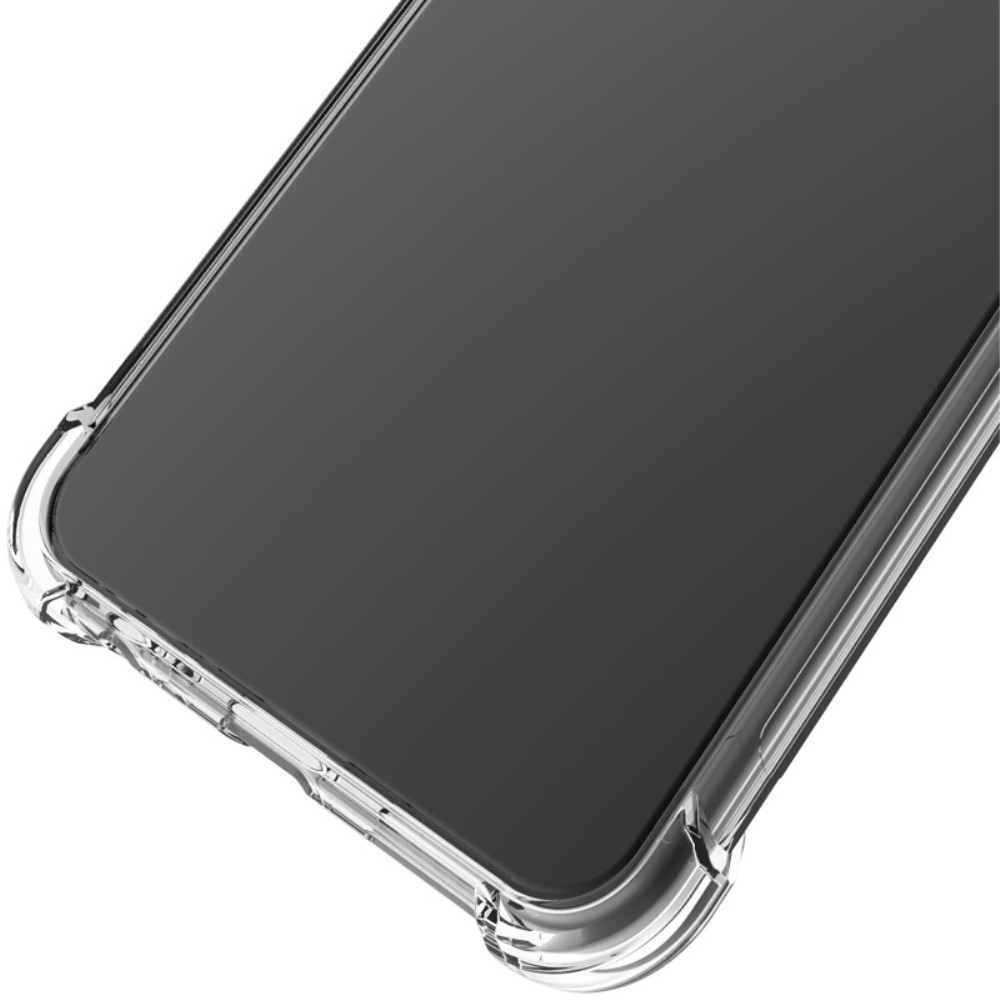 Samsung Galaxy S21 FE 5G Gummi Hülle Air Cushion Fallschutz   Display Folie - Transparent