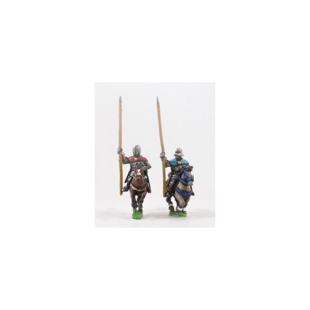 Generic Eastern European: Mounted Standard Bearers in Plate Armour, on Unarmoured Horse