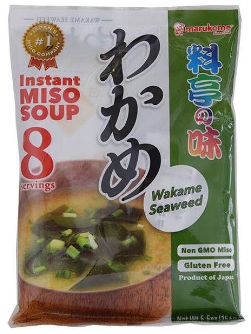 Marukome Instant Misosoep Wakame Zeewier 156g