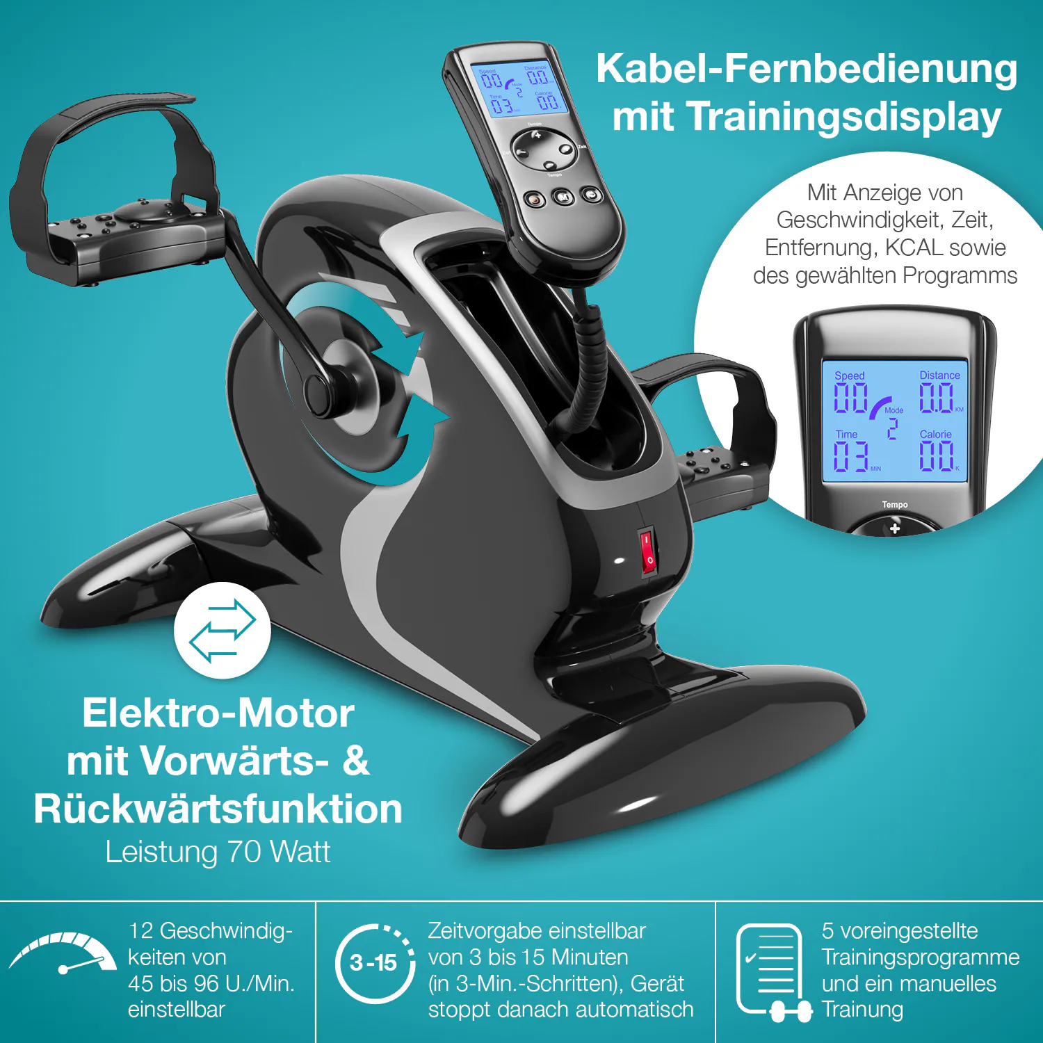 aktivshop Elektro-Mini-Heimtrainer aktiv
