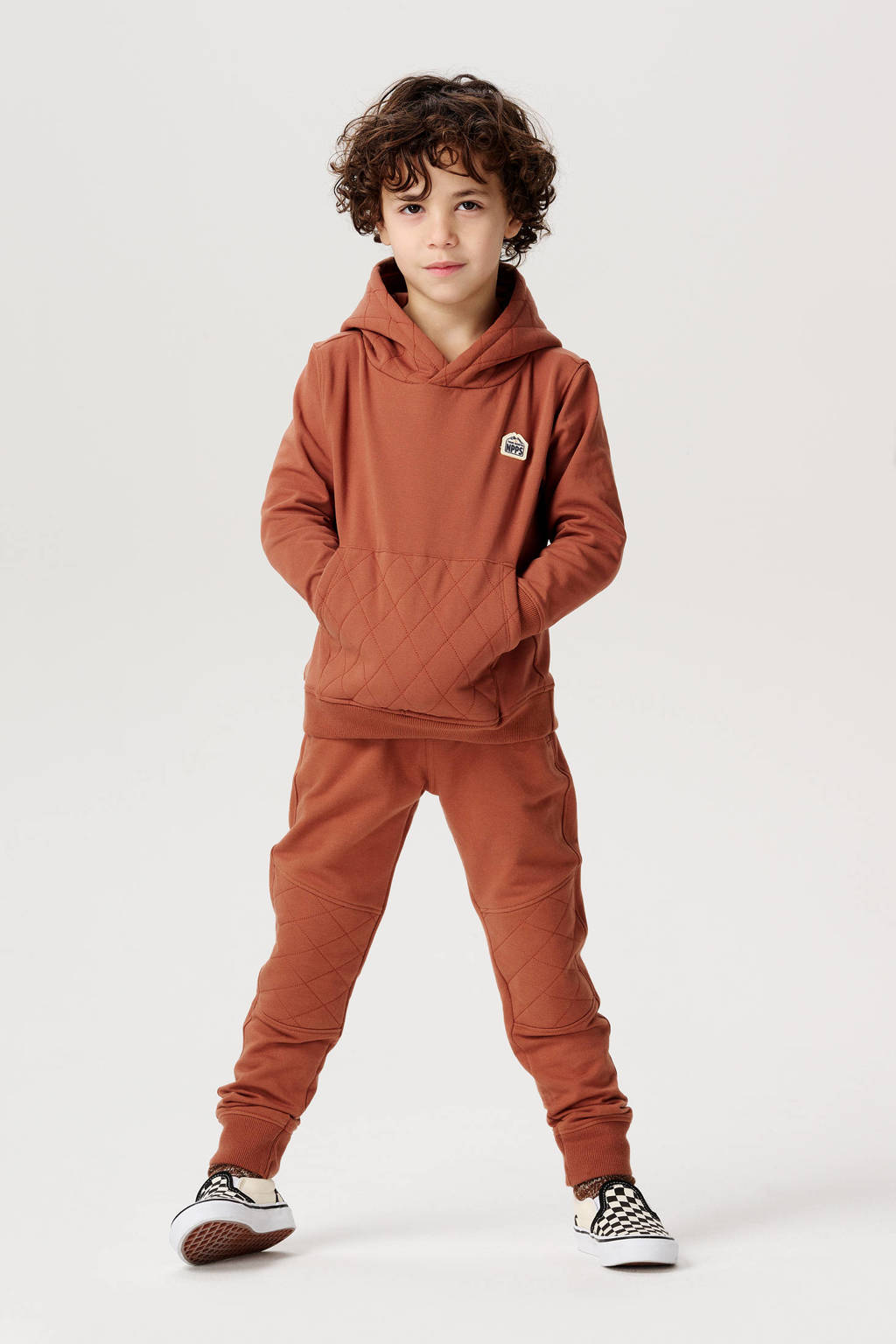 Noppies hoodie bruin