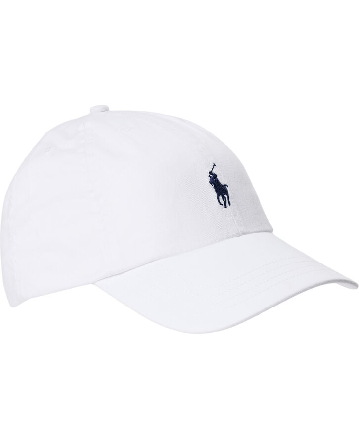 Polo Ralph Lauren Cotton Chino Baseball Cap Hvid