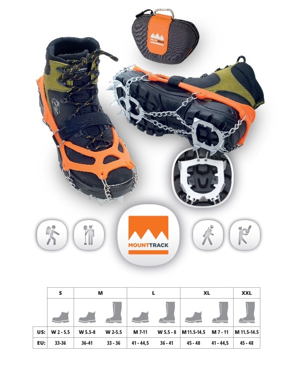 Veriga Mount Track brodder<br>Til krevende fjellturer