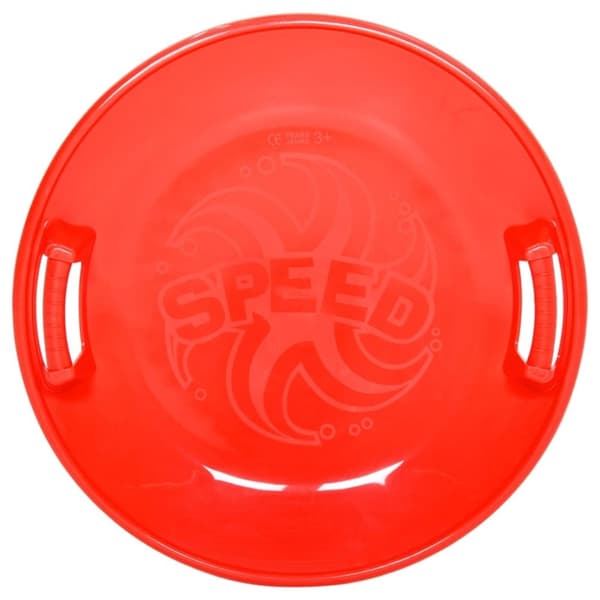 vidaXL Rundt akebrett rød 66,5 cm PP