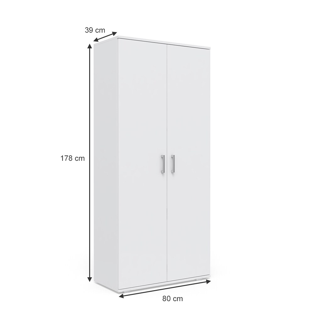 VICCO Schuhschrank TORGE Weiß - Wandschrank Stiefelschrank Schuhe Schuhregal