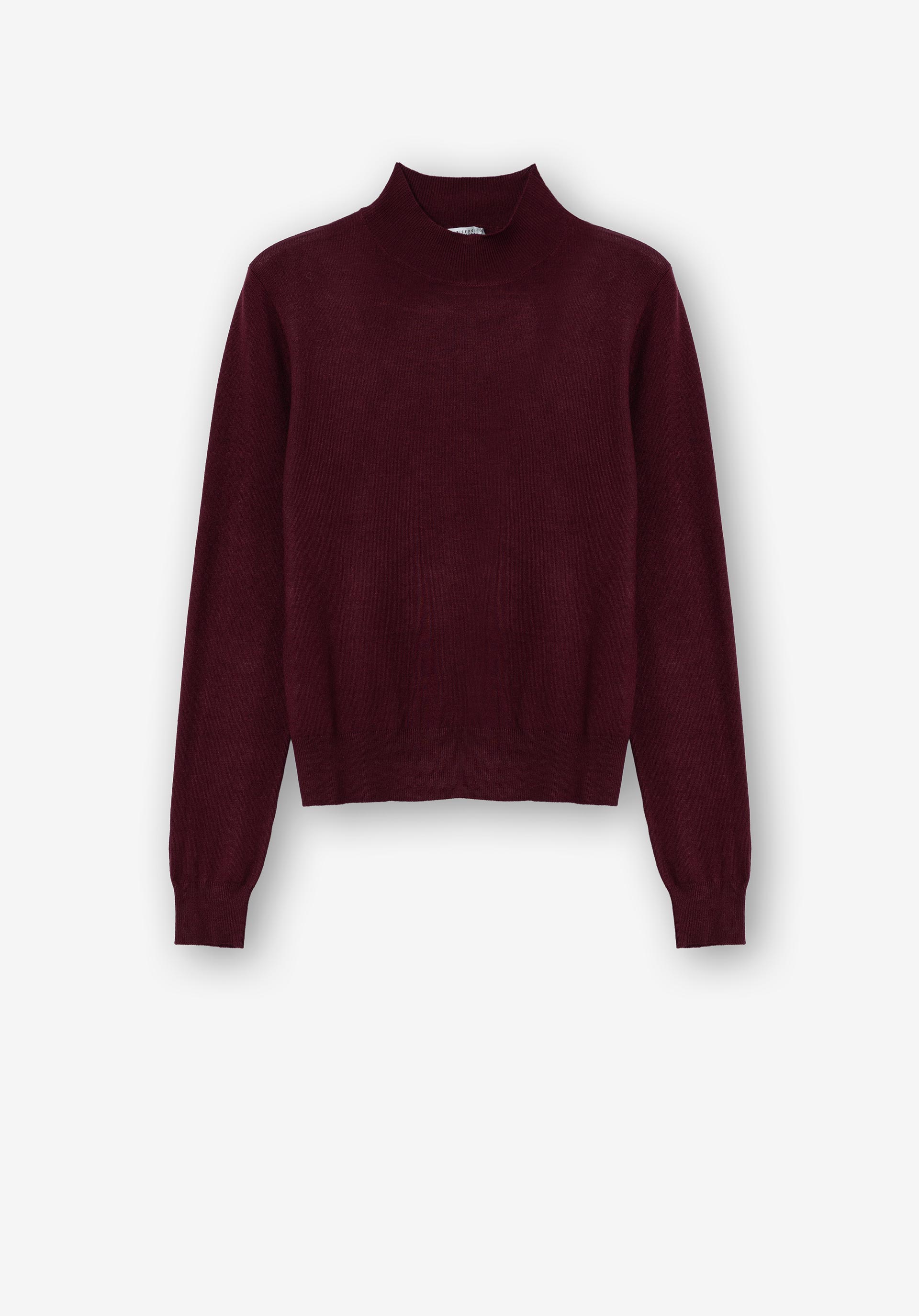Camisola de Malha de Gola Alta