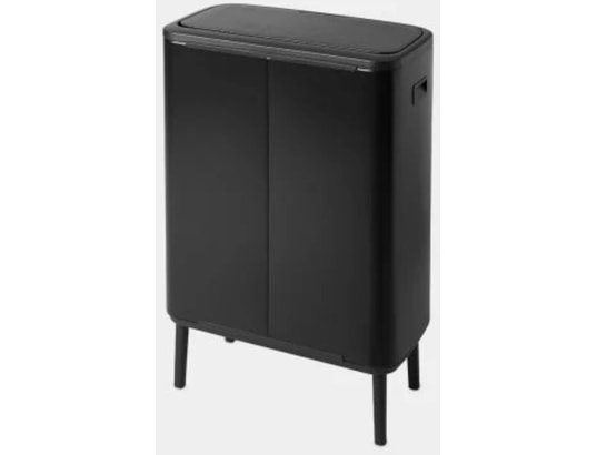 BRABANTIA - Poubelle Touch Bo Touch Bin Hi, 60L - Matt Black 130229