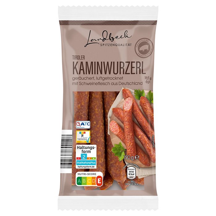 LANDBECK Tiroler Kaminwurzerl 150 g, Geräuchert