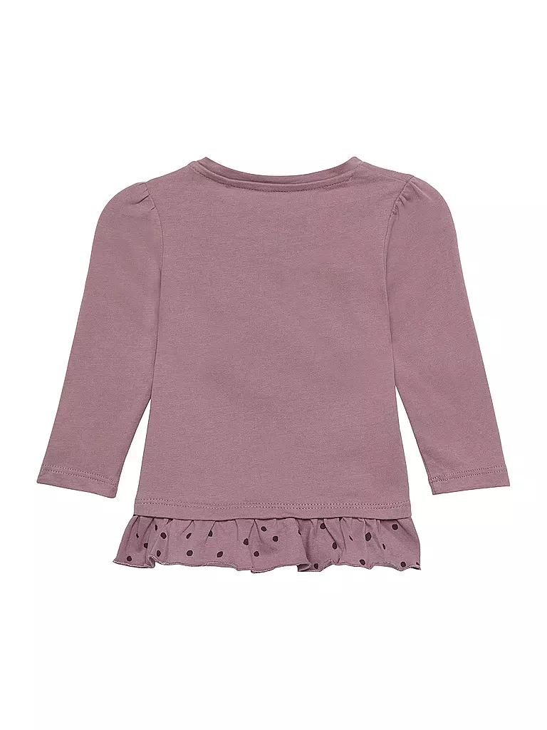 S.OLIVER Baby Langarmshirt  beere