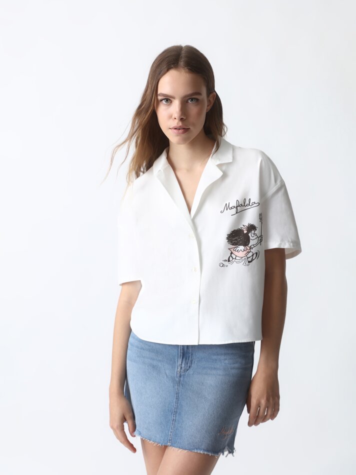 Camisa Mafalda - Branca
