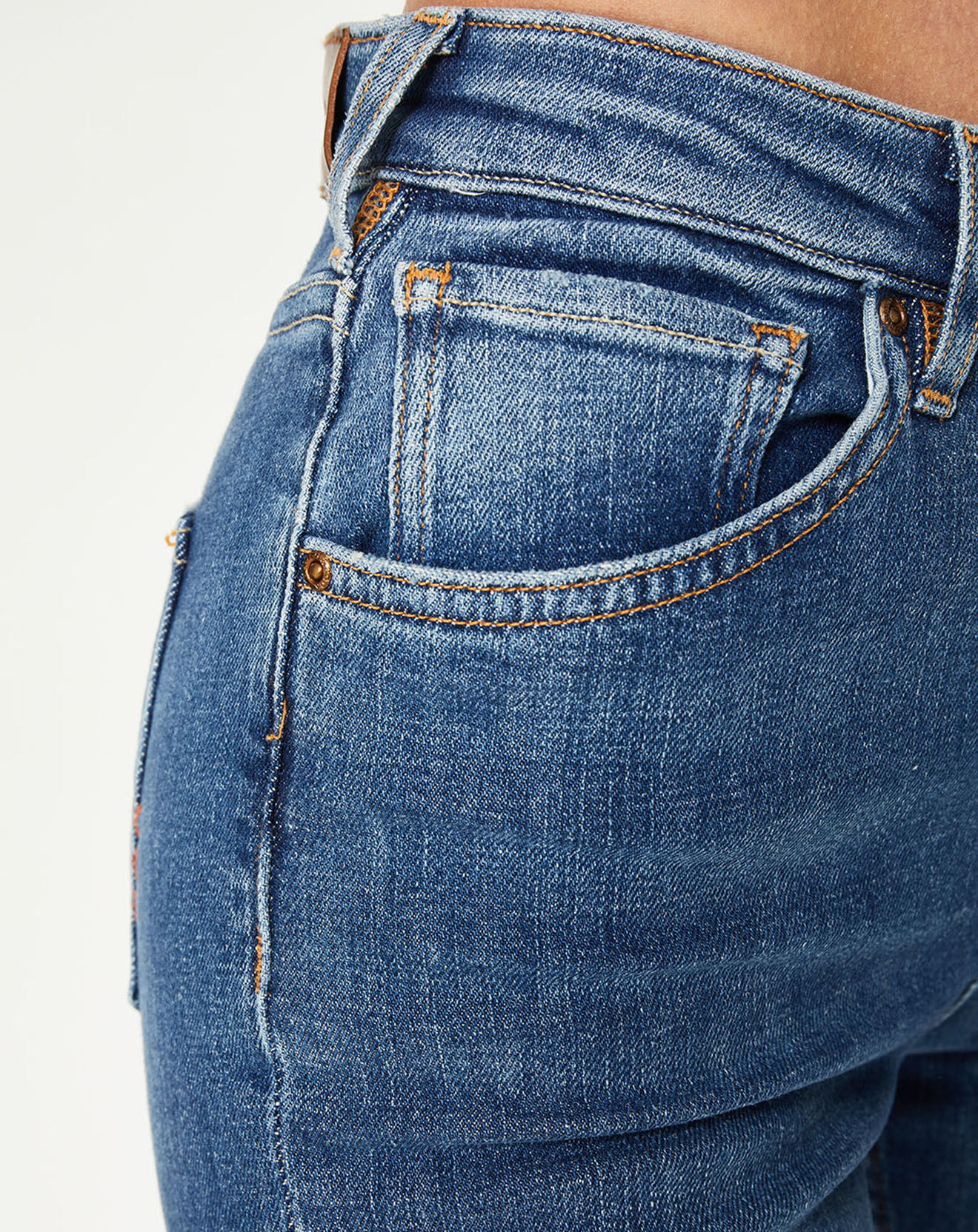 Scotch & Soda Jean taille haute Skinny bleu