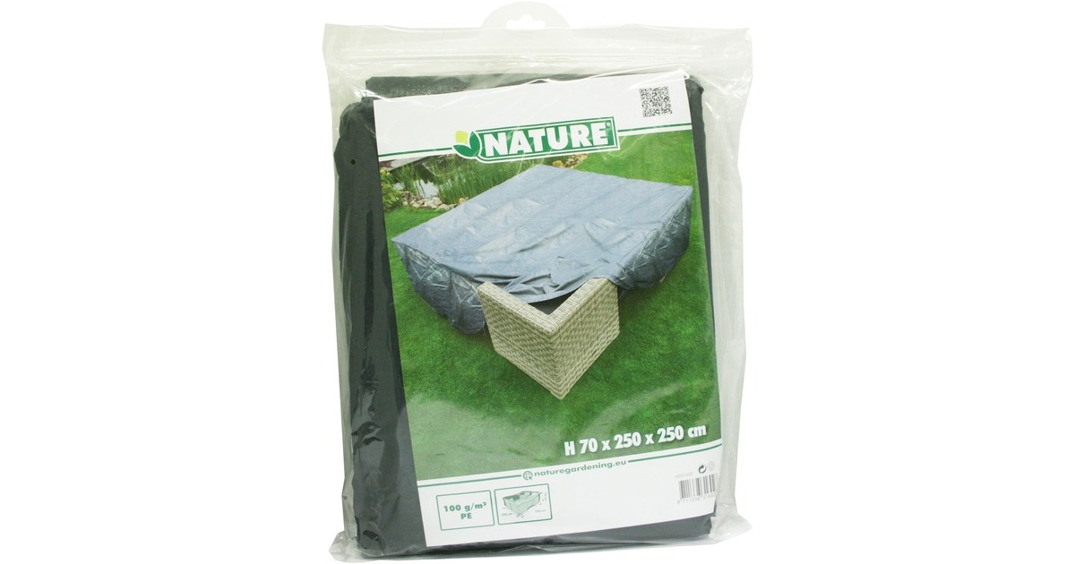 NatureTuinmeubelafdekhoes voor loungeset afdekking  (Grijs, 6031602)