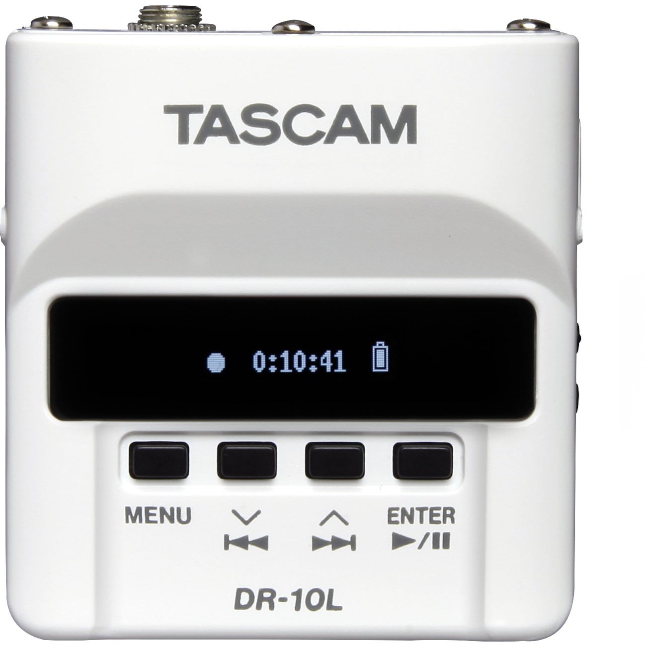 Tascam DR-10LW digitale audiorecorder en lavalier combo (wit)
