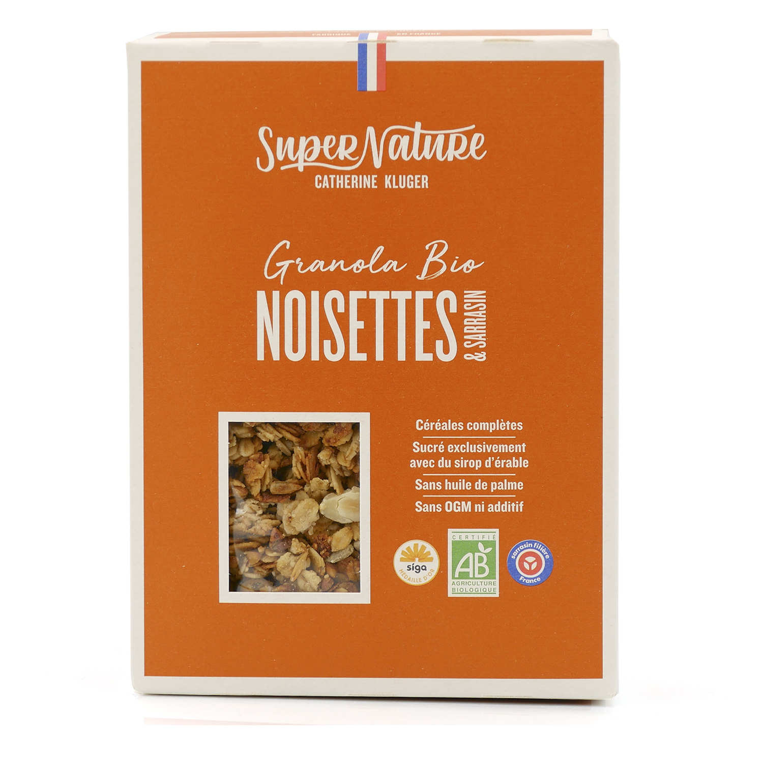Granola bio aux noisettes et sarrasin
